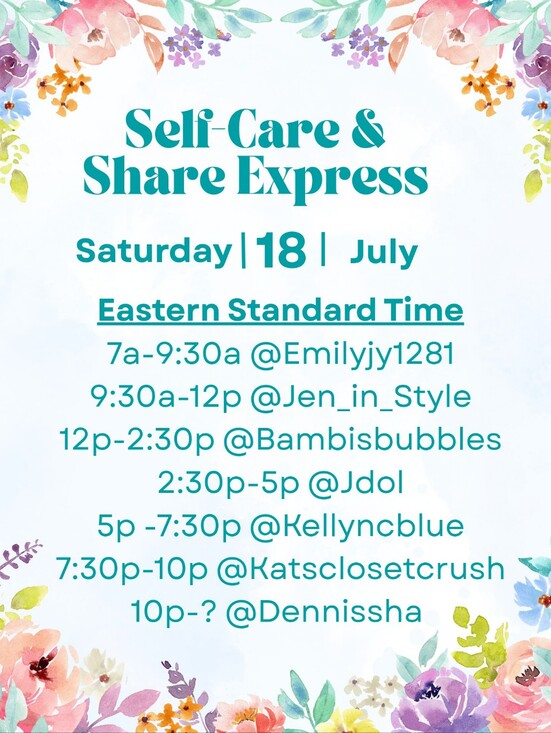 SHOW LISTING Other - 7/18 Bambi Is Live 9 On:  Self Care & Share Show Express